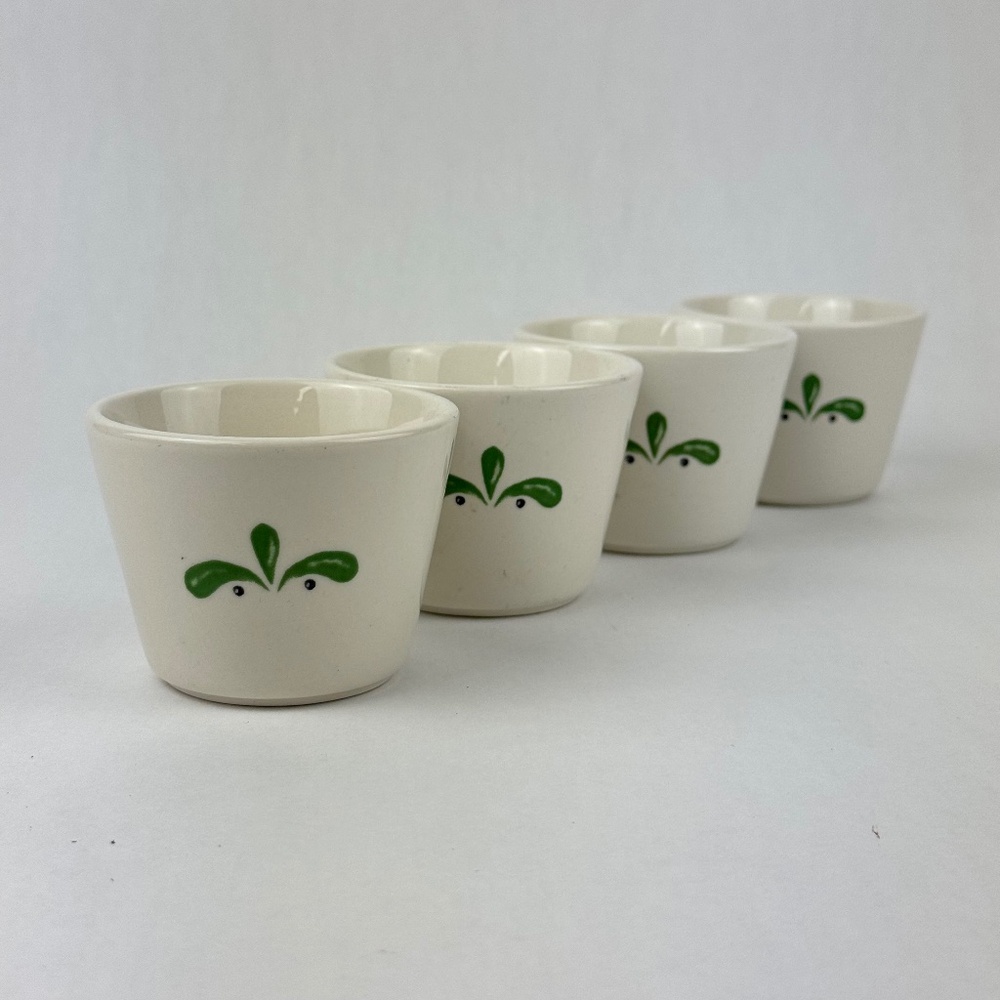 Vintage Toscana Restaurant Ware Olive Garden Sugar Caddy / Custard Cups Set/4